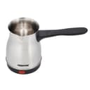 Geepas Electric Turkish Coffee Maker, Stainless Steel Body, GK38050 - 0.8L Capacity,360-Degree Rotation, Non-Automatic Cut Off, Coffee Kettle for Home Office, Food Grade and Safe to Drink, 2 Years Warranty