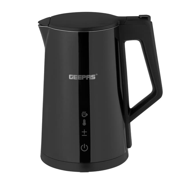 Geepas Digital Electric Kettle, 1.7L Capacity, GK38051 | 316L SUS Inner Wall | 360 Degree Rotational Base | Digital Temperature Display | Boil Dry Protection | Automatic Shut Off