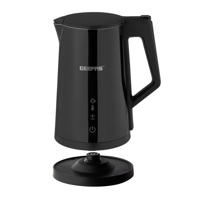 Geepas Digital Electric Kettle, 1.7L Capacity, GK38051 | 316L SUS Inner Wall | 360 Degree Rotational Base | Digital Temperature Display | Boil Dry Protection | Automatic Shut Off