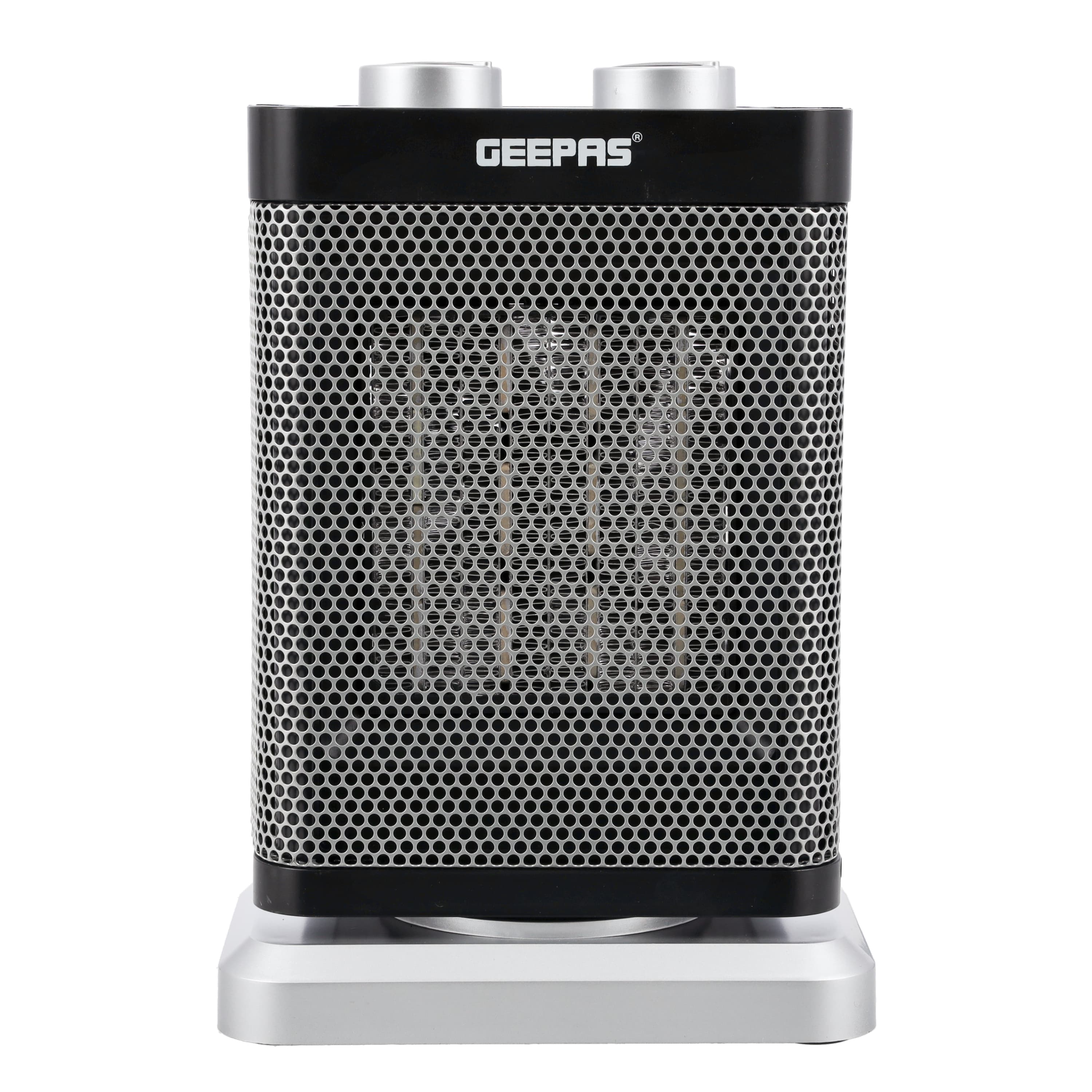 Geepas PTC Fan Heater, Ceramic Heating Element, GRH28529 | Overheat Protection | Safety Tip-Over Switch | Adjustable Thermostat | Automatic Oscillation Function| 2 Heat Settings