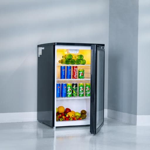 ثلاجة باب زجاج ميني بار باب واحد 165 لتر جيباس Geepas 165 L Mini Showcase Chiller