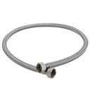 Geepas Flexi Hose, 90cm, Stainless Steel Hose, GSW61112 | 70 Degree Celsius Temperature Tolerance | 20 Bar Pressure Tolerance | Ideal For Hot & Cold Water