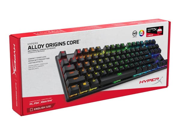 كيبورد قيمنق  HyperX Alloy Origins Core Tenkeyless Mechanical Gaming Keyboard  (US layout)