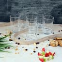 Royalford RF1385-GT6 265ml 6Pcs Glass - Water Cup Drinking Glass | Ideal for Party Picnic BBQ Camping Garden | Ideal for Water Wine Whisky Drinking & More