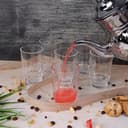Royalford RF1385-GT6 265ml 6Pcs Glass - Water Cup Drinking Glass | Ideal for Party Picnic BBQ Camping Garden | Ideal for Water Wine Whisky Drinking & More