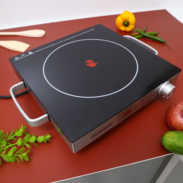 موقد كهربائي 2000W بشمعة واحدة Electric Ceramic Infrared Cooker - Single Burner - Olsenmark