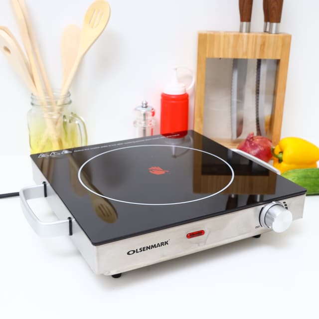 موقد كهربائي 2000W بشمعة واحدة Electric Ceramic Infrared Cooker - Single Burner - Olsenmark