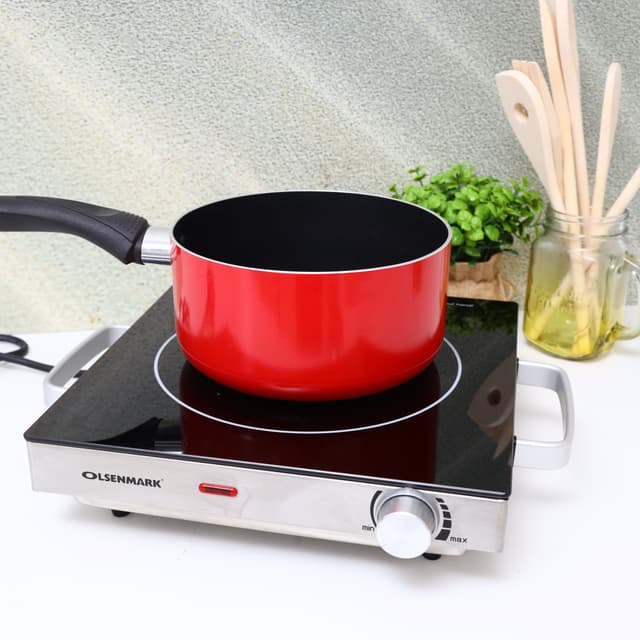 موقد كهربائي 2000W بشمعة واحدة Electric Ceramic Infrared Cooker - Single Burner - Olsenmark