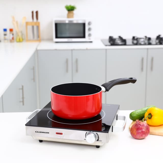 موقد كهربائي 2000W بشمعة واحدة Electric Ceramic Infrared Cooker - Single Burner - Olsenmark