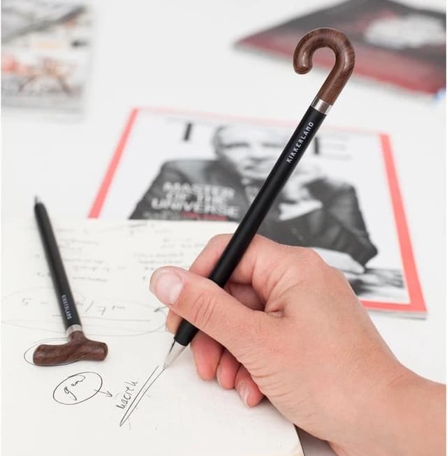 أقلام على شكل عكازات عدد 2 Kikkerland Pen Old and Wise - Novelty Pens
