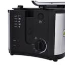 Krypton Deep Fryer, 1600W Power, KNDF6347 - 130-190 Degree Celsius Adjustable Time & Temperature ,2 L Detachable Inner Pot, Dishwasher Safe Lid