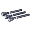 Krypton KNFL5136 3PCS Rechargeable Led Flash Light - Portable Design Aluminium Body with 4 Hour Working | T6 Led with Triple Booster technology | Ideal for Indoor & Outdoor use