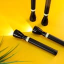 Krypton 4Pc Rechargeable LED Flashlight Set –CREE LED TorchKNFL5404 – Water Resistant, Aluminium Body - 3000M Distance Range, Powerful Torch for Camping Hiking Indoor Outdoor Activities