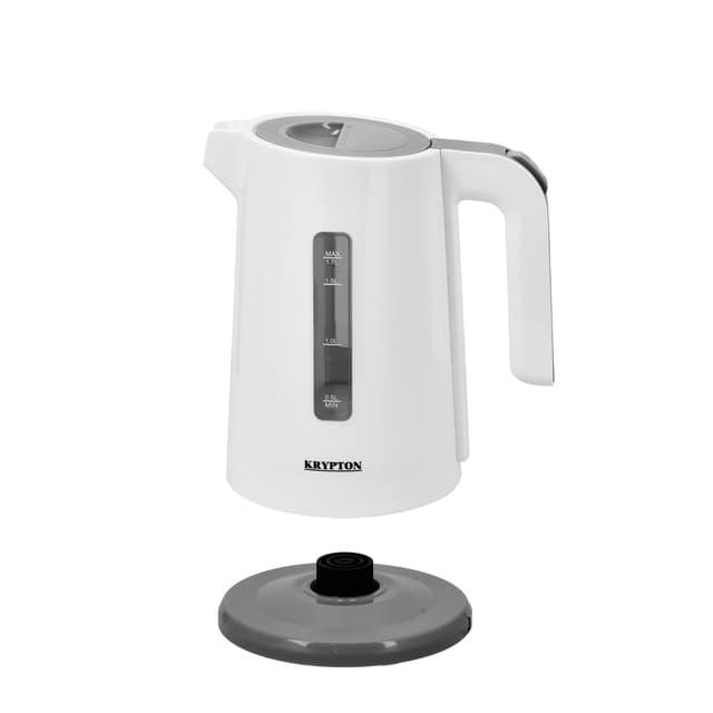 Krypton Electric Kettle,1.7L, Automatic Cut Off, KNK5277 - 360° Rotational, Boil Dry Protection, Automatic Shut-Off After Boiling, 2 Years Warranty, Fast Boil &Ease to Clean, Ideal for Hot Water, Tea Etc