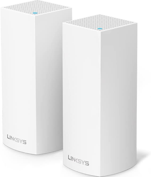 أجهزة بث لاسلكي (لينكسس فيلوب) عدد 2 - أبيض  Linksys - Velop Tri-Band Home Mesh WiFi System