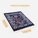 NOOR-1 NOOR 1 DODHIA POLYSTER PRAY MAT 70x110