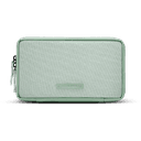 Native Union STOW TRAVEL V2 Organizer - Water Resistant Travel Pouch w/ Quick Access Front Pocket, Crafted with Durable Canvas – Stores Cables, Chargers, AirPods & More - Sage