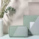 Native Union STOW TRAVEL V2 Organizer - Water Resistant Travel Pouch w/ Quick Access Front Pocket, Crafted with Durable Canvas – Stores Cables, Chargers, AirPods & More - Sage