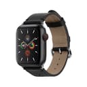 سوار ساعة آبل جلد قياس 42/44 ملم لون أسود Classic Strap for Apple Watch 42/44mm Italian Leather - Native Union