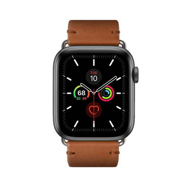 سوار ساعة آبل جلد قياس 42/44 ملم لون بني Classic Strap for Apple Watch 42/44mm Italian Leather - Native Union