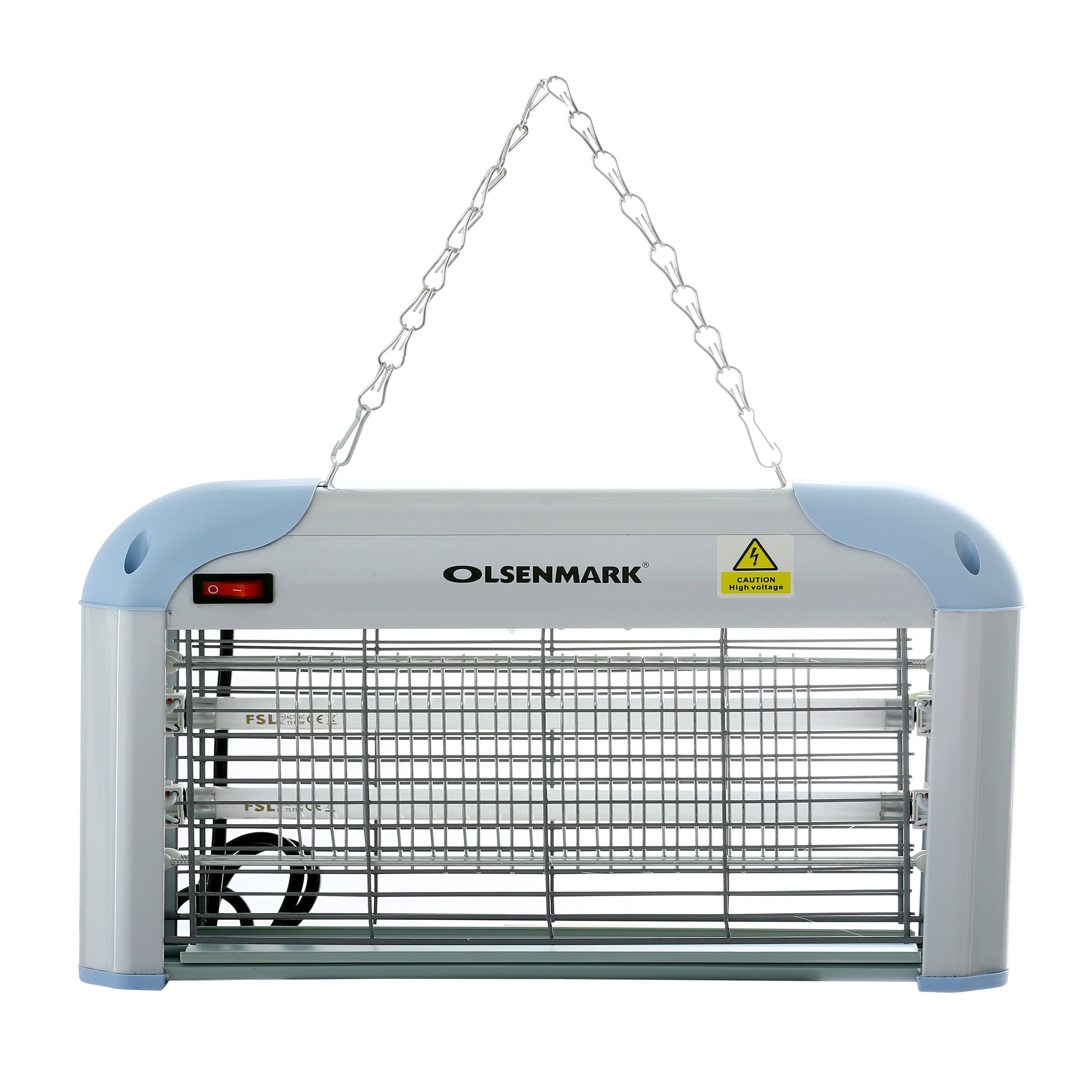 Olsenmark 30W Fly & Insect Killer - Powerful Fly Zapper 2X15W Uv Light Tube - Electric Bug Zapper
