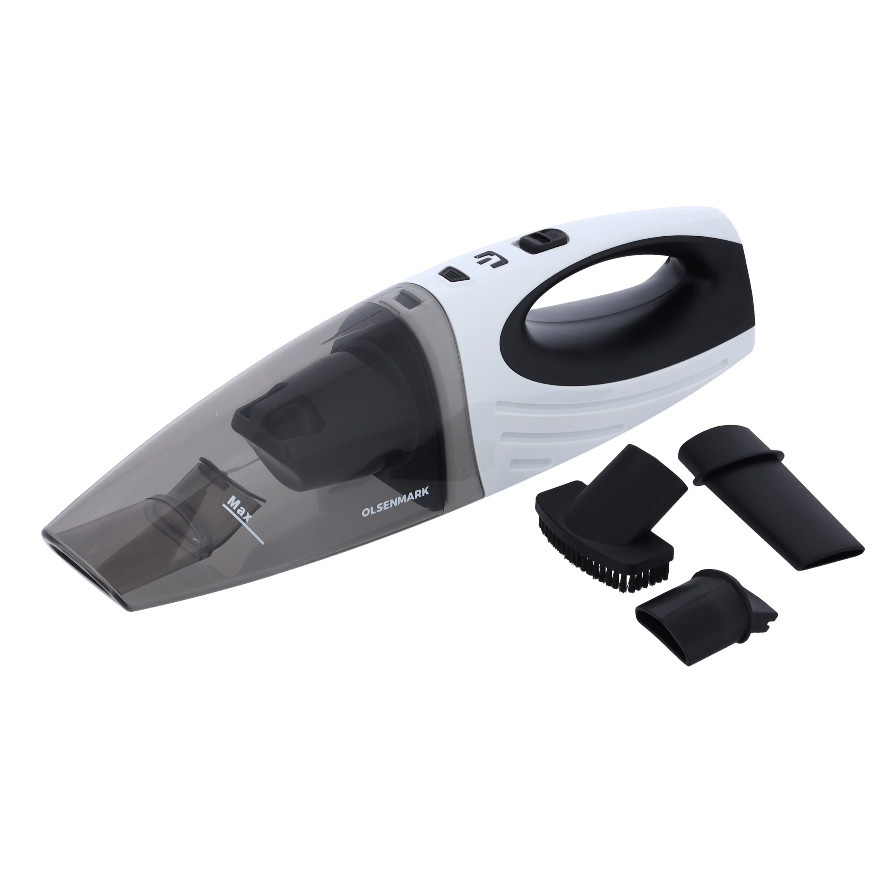 Olsenmark Powerful And Handy Car Vacuum Cleaner,100W, OMCVC1844 - Strong Suction, Wet & Dry, DC 12V Car Adapter, Portable, Lightweight, Handheld vacuum Cleaner for Pet, Home and Car Cleaning