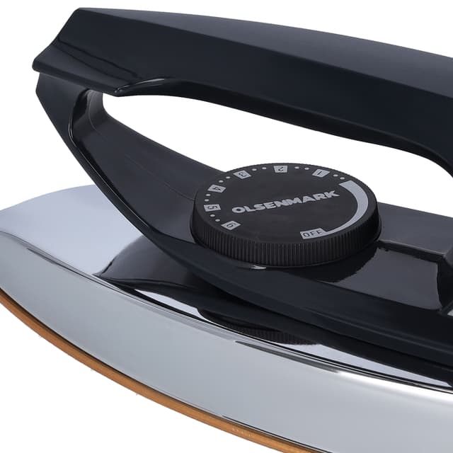 Olsenmark Portable Powerful 1200W Automatic Dry Iron with 60 Micron Teflon coating & Auto Cut off OMDI1561