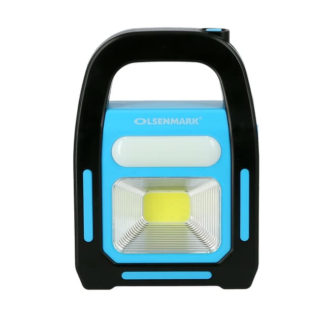 Olsenmark Rechargeable Led Emergency Light - Three Different Light Source - Power Bank Function
