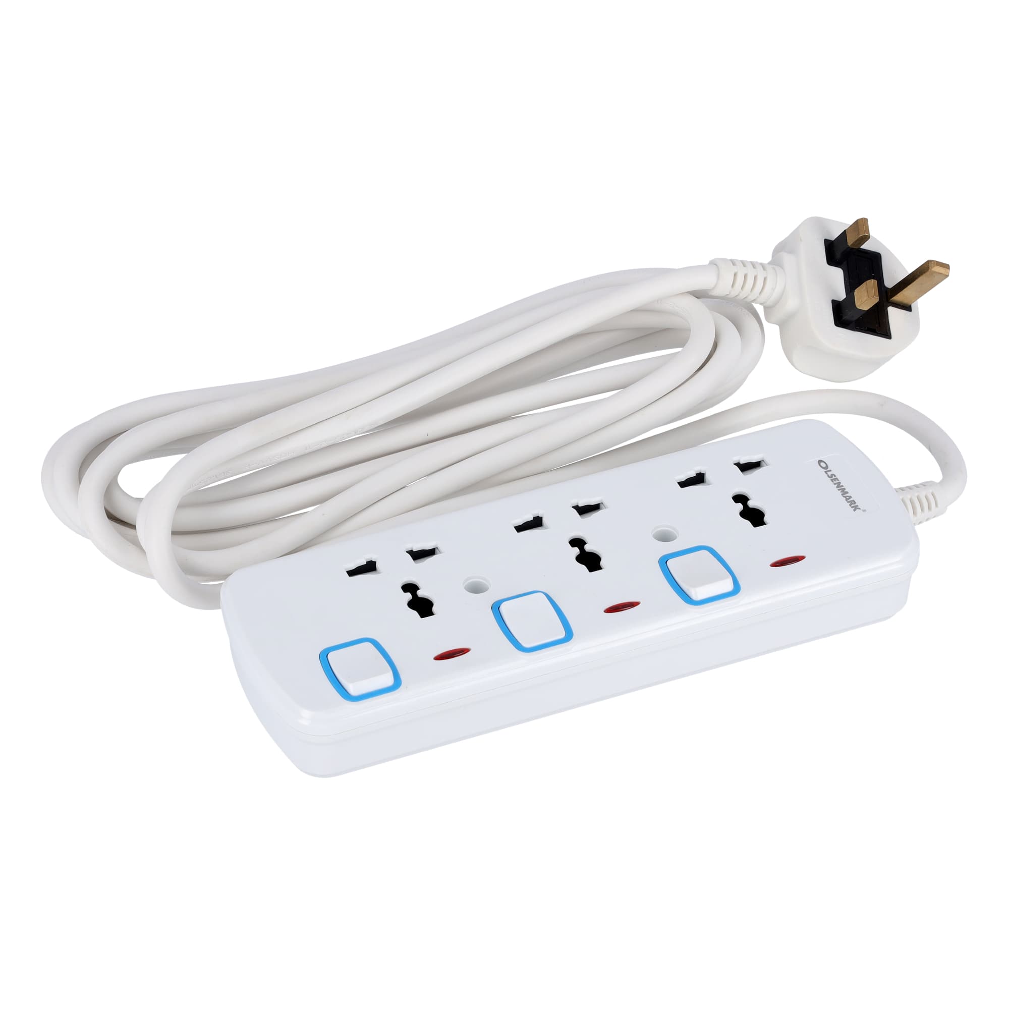 Olsenmark Extension Socket, 3 Way