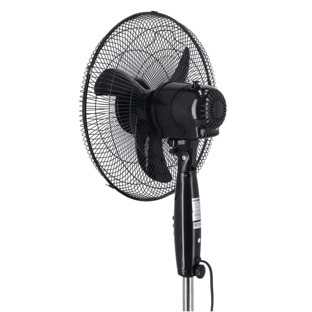 Olsenmark Stand Fan, 16 Inch - Strong Fan Guard - 5 Leaf Blades - Powerful