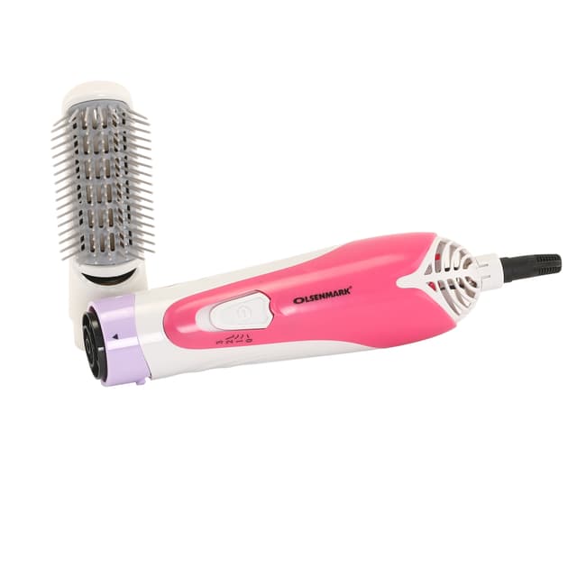 Olsenmark Hair Styler - 1 Speed & 3 Heat Setting - Safety Cut-Off - Hanging Loop - 360 Degree Swivel