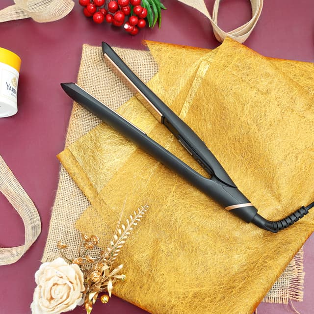 Olsenmark Ceramic Hair Straighteners - Easy Pro-Slim Hair Straightener - Max Temperature 220°C