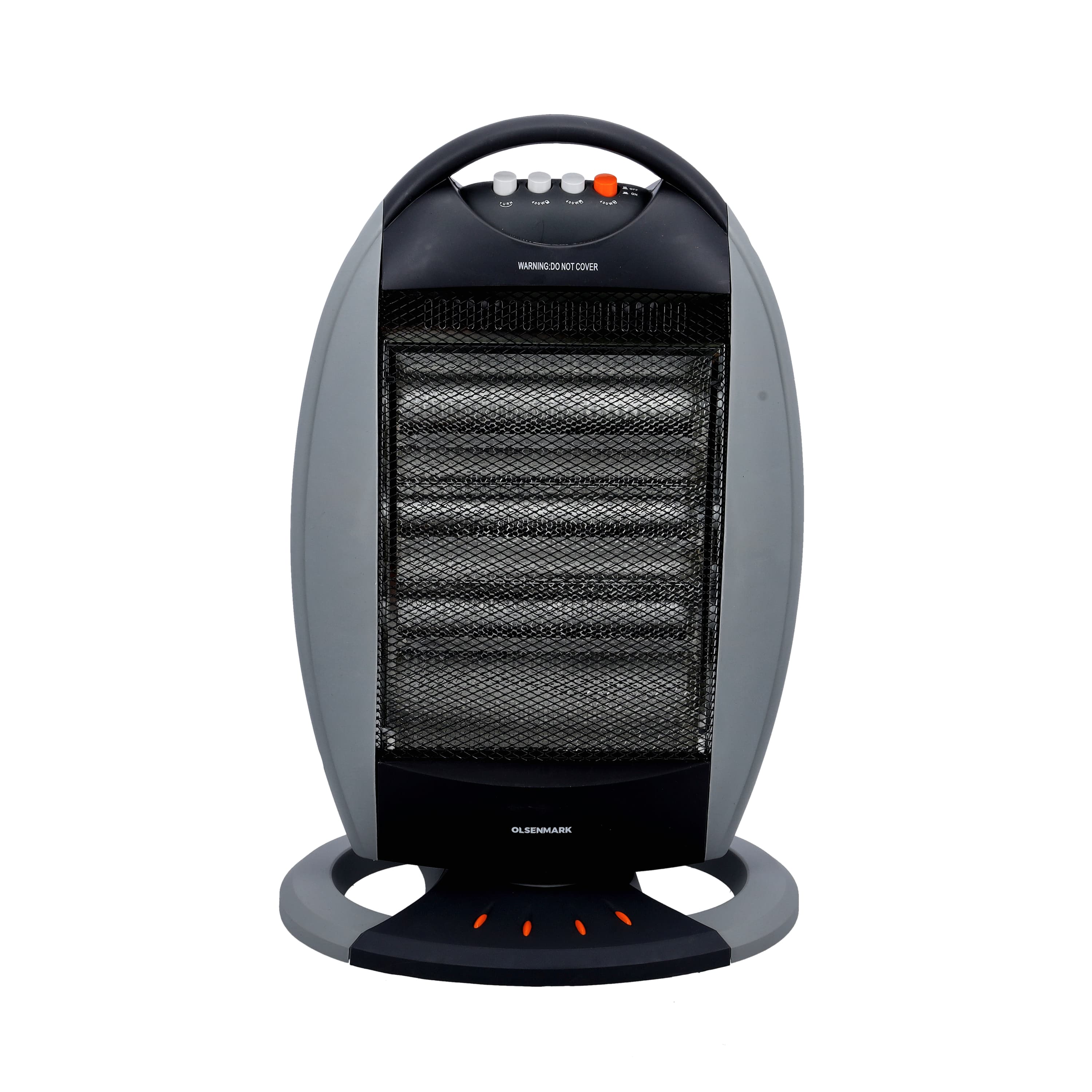 Olsenmark Halogen Heater, 1200W - Variable Heating Temperatures - Safety Tip - Carry Handle - Pp