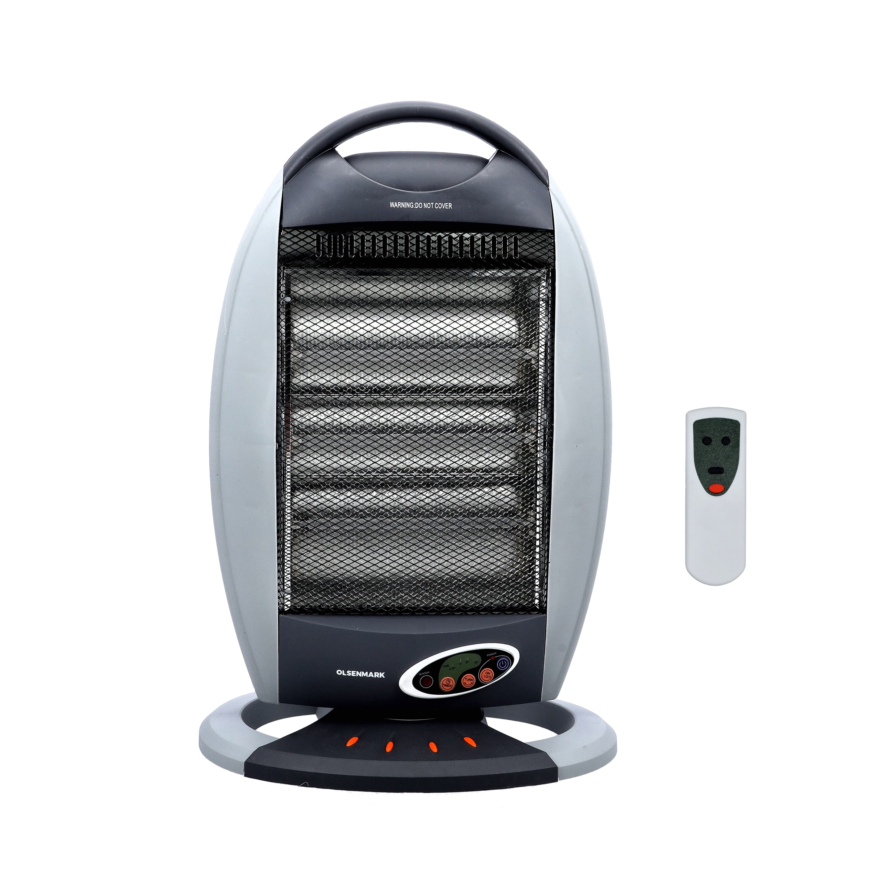 Olsenmark Halogen Heater, 1200W - Variable Heating Temperatures - Safety Tip - Carry Handle - Pp