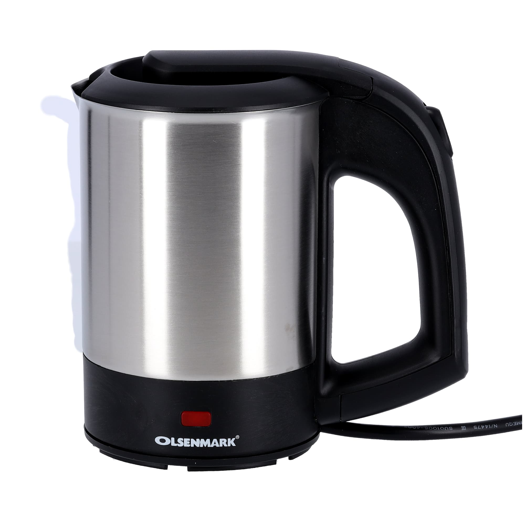 Olsenmark Electric Stainless Steel Kettle, 0.5L - Stainless Steel Body - Auto Shut-Off On Boiling