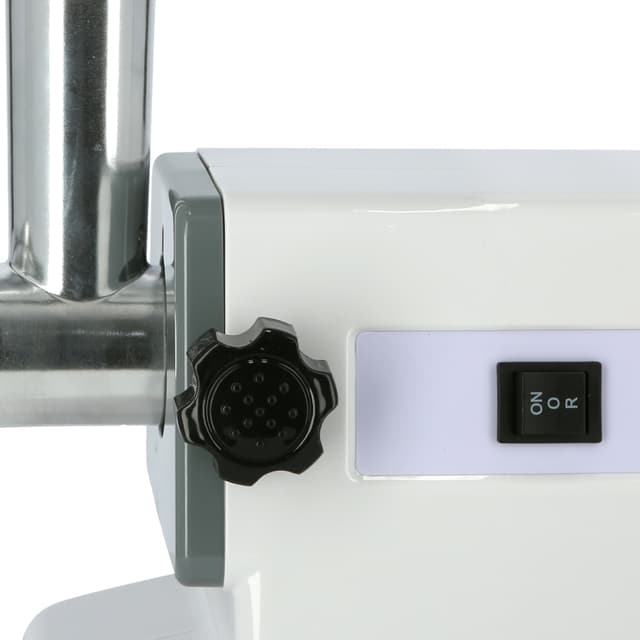 Olsenmark Meat Grinder, 800W- 3 Mincing Plates - Powerful Motor - Stainless Steel Blades - Rubber