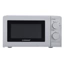 Olsenmark Manual Microwave Oven, 20L - Multiple Power Level - End Cooking Signal - Glass Turntable