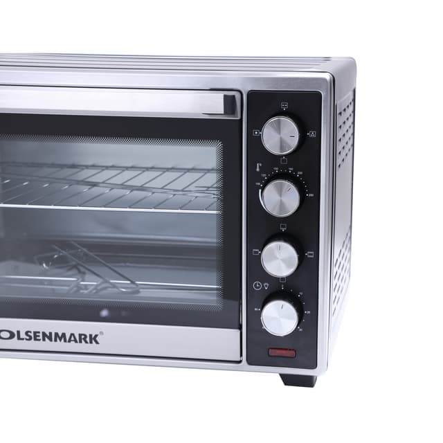 Olsenmark Electric Oven With Convection And Rotisserie, 45L - Temperature Setting - 60 Minutes Timer