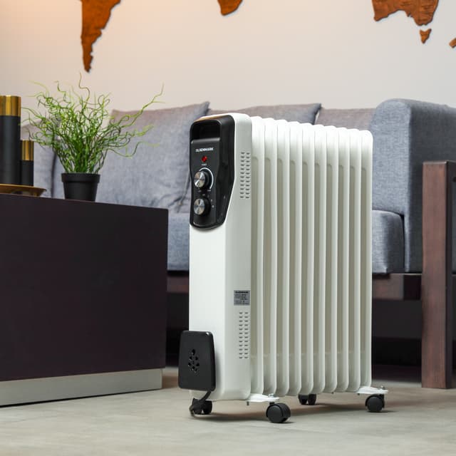 مدفأة كهربائية (شوفاج متنقل) مع 13 شفرة Olsenmark Oil Filled Radiator 13 Fins Radiator