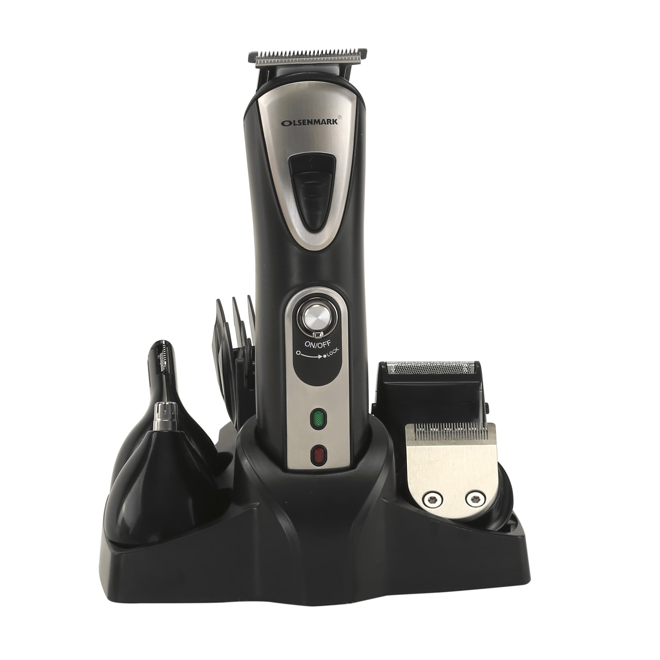 Olsenmark Rechargeable Grooming Set, 10 In 1 - Ni-Cd Battery - 30 Minutes Working - Clipper Head