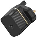 OtterBox UK Wall Charger 20 Watts + USB-C Cable 1-M - Rugged Fast Compact Charger w/ USB-C Cable, Drop Tested, for Apple iPad Pro/Air/Mini, Samsung, Huawei & other USB-C devices - Black