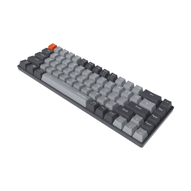 Porodo 68-Keys Wireless Mechanical Keyboard ( English / Arabic ) - Gray