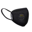 PARA JOHN Black Mask with Certified 6 Layer Filter - Reusable Cotton Face Mask - Unisex Design (Pack of 1)