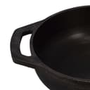 مقلاة - اسود Royalford  - Cast Iron Flat Base Kadai with Loop Handles