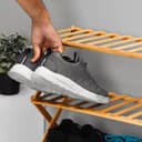 Royalford 4-Layer Bamboo Shoe Rack, RF10412 | 100% Natural Bamboo | Eco-Friendly | Collapsible Design | Easy To Store & Carry | Multifunctional Shoe Shelf | Free Standing Shoe Organizer