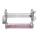 سلة تجفيف صحون ( 2 رف ) - فضي Royalford -  Metal Dish Rack with Cutlery Holder