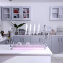 سلة تجفيف صحون ( 2 رف ) - فضي Royalford -  Metal Dish Rack with Cutlery Holder