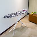 Royalford RF1510IB Mesh Ironing Board 134cmx33cmx88cm - Portable, Steam Iron Rest, Heat Resistant Cover |Lightweight Board with Adjustable Height & Rubber Feet Cover