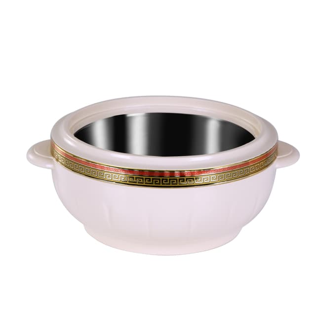 Royalford 3Pc Hot Pot Insulated Food Warmer - Thermal Casserole Dish - Double Wall Insulated Serving