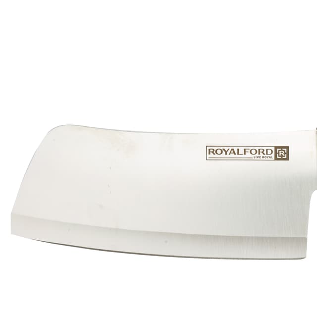 Royalford 6" Cleaver Knife -Razor Sharp Meat Cleaver Stainless Steel Vegetable Kitchen Knife